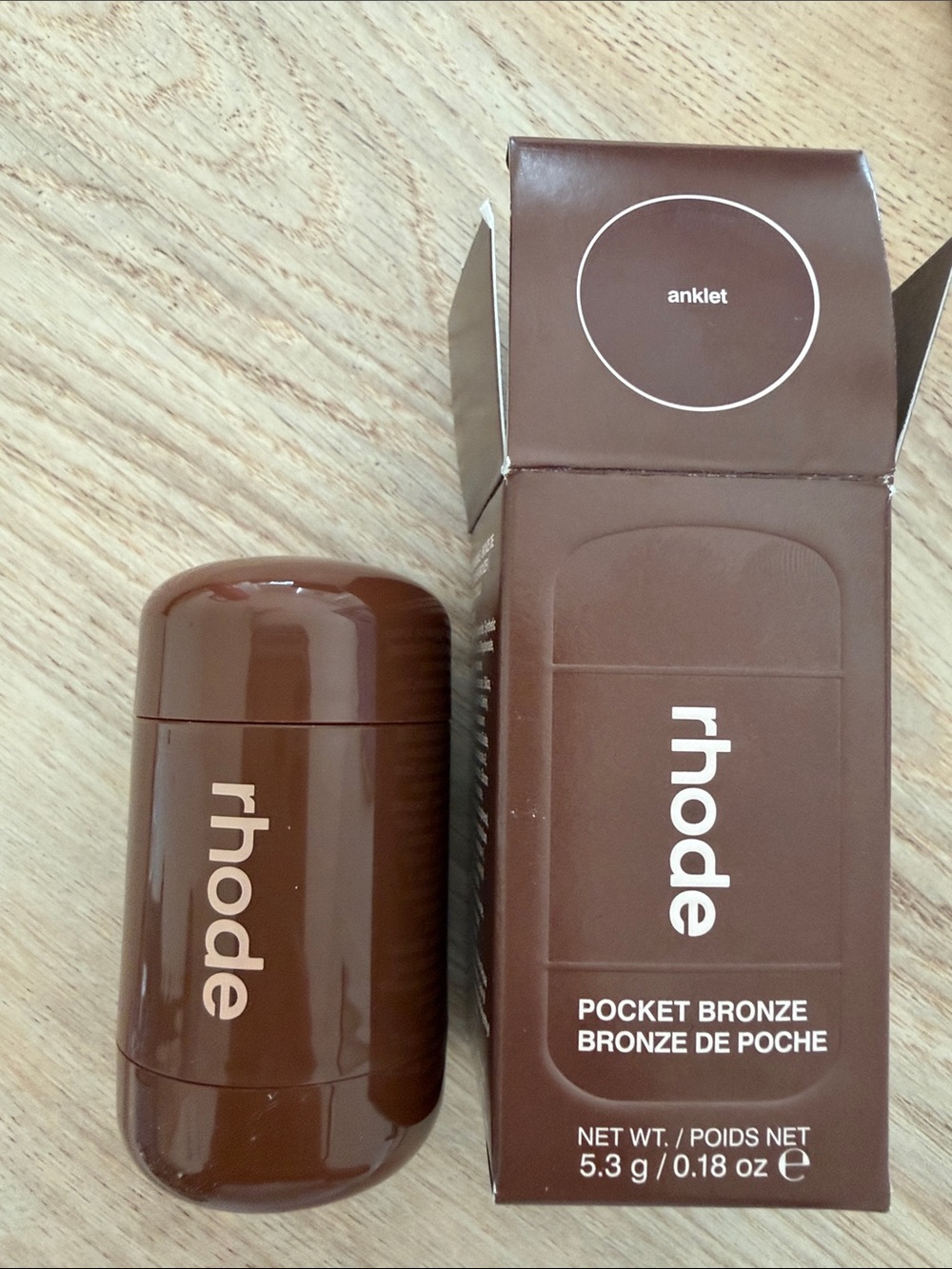 100% Authentic New Rhode Pocket Bronze Long-Wearing Cream Bronzer Anklet